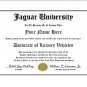 Diploma for Jaguar luxury vehicle owner