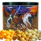 Popcorn Gift Tin - 2 gal (Wild Horses)