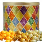 Popcorn Gift Tin - 2 gal (Diamonds)