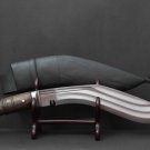 Hand forged 3 fullers or 3 Chirra Gurkha kukri knife.