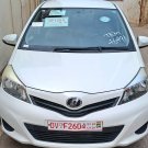 2014 Toyota Vitz_Car_Pearl White