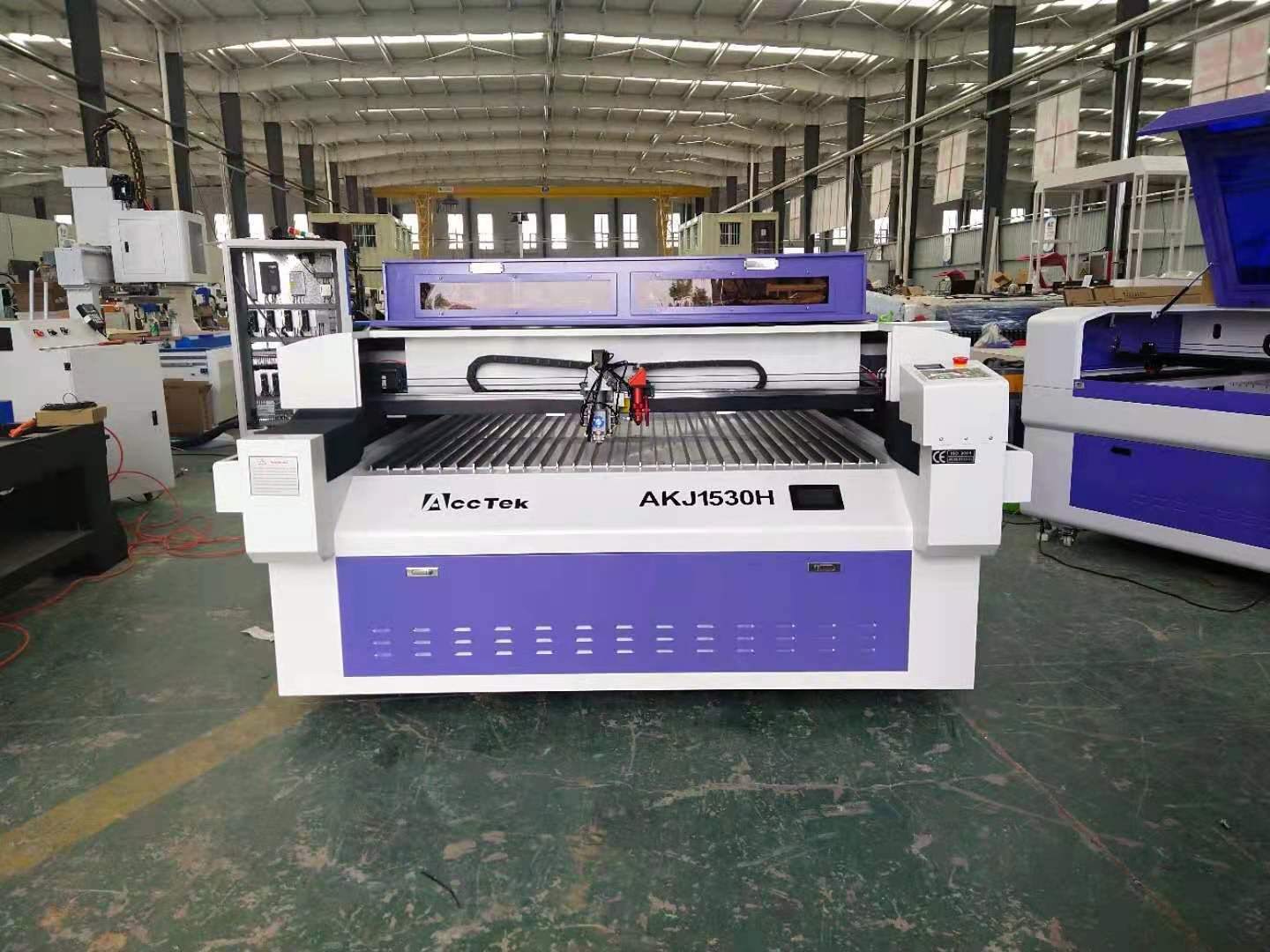 Mixed laser cutting machine AKJ1530H for metal and nonmetal