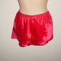 NEW RED SATIN BURLESQUE STYLE PANTIES  LARGE