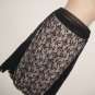 NEW MAX STUDIO BLACK LACE GOTHIC SKIRT   NWT