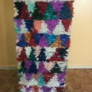 BOUCHEROUITE Moroccan Multi Color Handmade Carpet Area Rug Vintage Tribal Berber