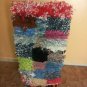 RUG BOUCHEROUITE Moroccan Carpet Area Multi Color Handmade Vintage Tribal Berber