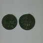 1288 Vintage Antique Morocco Old very Rare Money Coins Star Of David Jewish