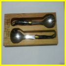 Laguiole Spoons France French Kitchen Salad Service Stainless Tool Cooking Food