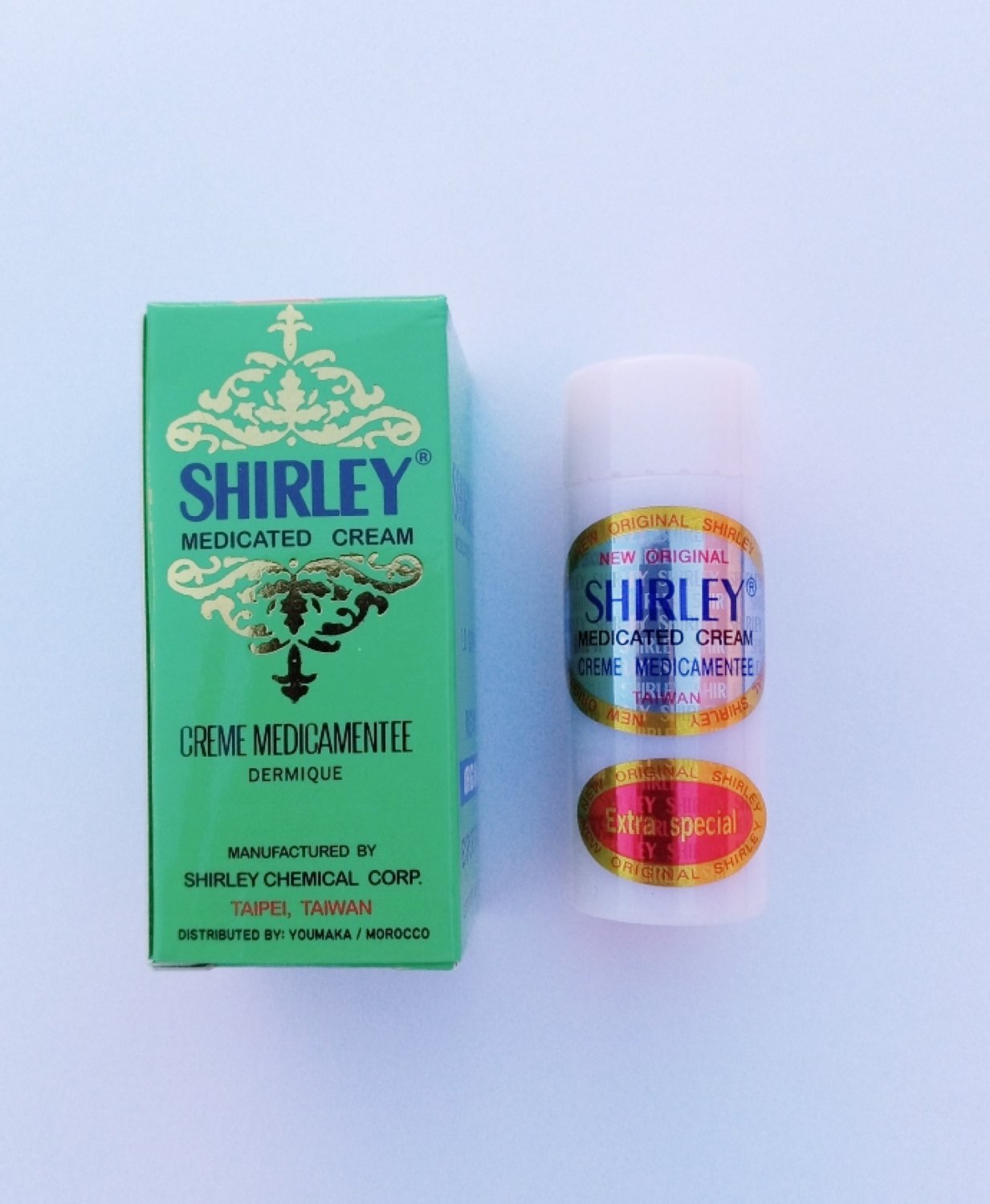 Shirley Cream Original Beauty Face Cream Cosmetic Facial Care Lighten Skin 3 psc