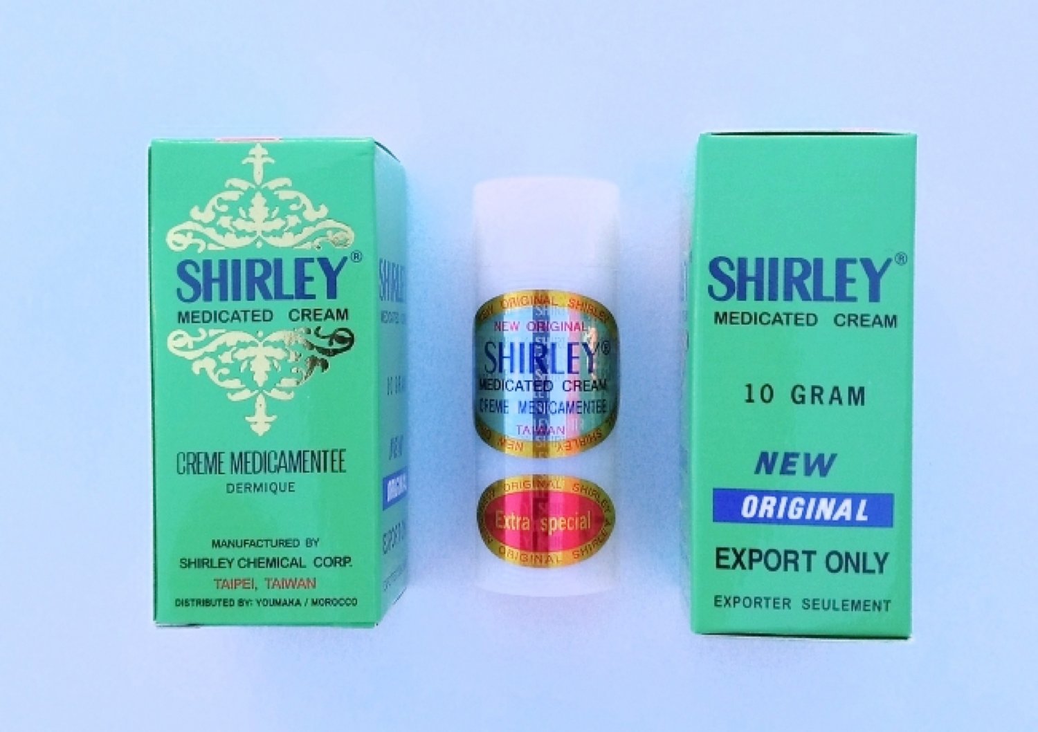 Shirley Cream Original Beauty Face Cream Cosmetic Facial Care Lighten Skin 3 psc
