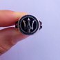 Maserati Logo Ring 925 Sterling Silver Luxury Car Jewelry