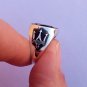 Maserati Logo Ring 925 Sterling Silver Luxury Car Jewelry