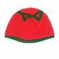 Handmade Moroccan Kufi Men's Knitted Hat, Crochet Cap with Morocco Flag