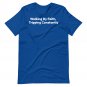 Walking By Faith Tripping Constantly Shirt Funny Christian Tee, Faith-Based Apparel