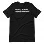 Walking By Faith Tripping Constantly Shirt Funny Christian Tee, Faith-Based Apparel