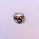 Audi Logo Ring 925 Sterling Silver Size 11 US / 65 EU – 8.9g Men's Car Jewelry