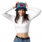 Flag Morocco Kingdom Logo Denim Bucket Hat, Unisex Casual Streetwear Hat, Moroccan Pride Gift,