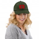 Corduroy Hat Beechfield B682 with Flag Morocco Kingdom Logo, Moroccan Pride Cap,