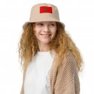 Organic Cotton Bucket Hat with Flag Morocco Kingdom Logo, Moroccan Pride Hat