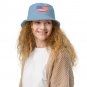 Organic Cotton Bucket Hat with USA Flag | Eco-Friendly American Hat | Unisex Patriotic Summer Hat