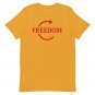 Red Republican shirt with patriotic for conservatives GOP supporters, proud USA rallies, July 4th,
