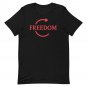 Red Republican shirt with patriotic for conservatives GOP supporters, proud USA rallies, July 4th,