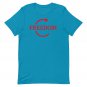 Red Republican shirt with patriotic for conservatives GOP supporters, proud USA rallies, July 4th,