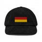 Corduroy Hat with Germany Flag | Vintage Style Baseball Cap | German Pride Corduroy Dad Hat