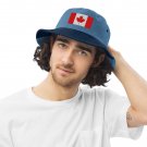 Bucket Hat with Canada Flag | Vintage Style Hat | Canadian Pride Summer Bucket Cap