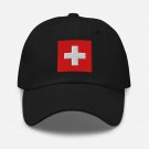 Embroidered Baseball Hat with Switzerland Flag Patriotic Baseball Cap for Men and Women | Swiss Flag