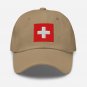 Embroidered Baseball Hat with Switzerland Flag Patriotic Baseball Cap for Men and Women | Swiss Flag