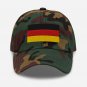 Embroidered Baseball Hat with Germany Flag Patriotic Baseball Cap for Men & Women German Flag Hats