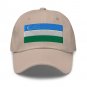Embroidered Baseball Cap Uzbekistan Flag Patriotic Hat Men & Women Adjustable Uzbekistan Hat