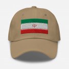 Embroidered Baseball Cap Iran Flag | Patriotic Hat for Men & Women | Adjustable Iran Flag Hat
