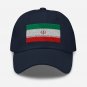 Embroidered Baseball Cap Iran Flag | Patriotic Hat for Men & Women | Adjustable Iran Flag Hat