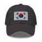 Embroidered Baseball Cap South Korea Flag Patriotic Hat Men & Women Adjustable Korea Flag Hat