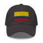 Embroidered Baseball Cap Colombia Flag Patriotic Hat Men & Women Adjustable Colombia Flag Hat
