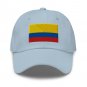 Embroidered Baseball Cap Colombia Flag Patriotic Hat Men & Women Adjustable Colombia Flag Hat