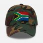 Embroidered Baseball Cap South Africa Flag Patriotic Hat Men & Women Adjustable South Africa Hat
