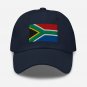 Embroidered Baseball Cap South Africa Flag Patriotic Hat Men & Women Adjustable South Africa Hat