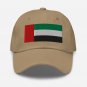 Embroidered Baseball Cap UAE Flag Patriotic Hat Men & Women Adjustable United Arab Emirates Flag Hat