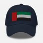 Embroidered Baseball Cap UAE Flag Patriotic Hat Men & Women Adjustable United Arab Emirates Flag Hat