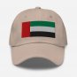 Embroidered Baseball Cap UAE Flag Patriotic Hat Men & Women Adjustable United Arab Emirates Flag Hat