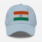 Embroidered Baseball Cap India Flag Patriotic Hat Men & Women Adjustable India Flag Hat