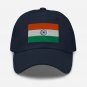 Embroidered Baseball Cap India Flag Patriotic Hat Men & Women Adjustable India Flag Hat