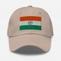 Embroidered Baseball Cap India Flag Patriotic Hat Men & Women Adjustable India Flag Hat