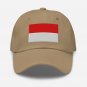 Embroidered Baseball Cap Indonesia Flag Patriotic Hat Men & Women | Adjustable Indonesia Flag Hat