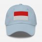 Embroidered Baseball Cap Indonesia Flag Patriotic Hat Men & Women | Adjustable Indonesia Flag Hat