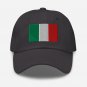 Embroidered Baseball Cap Italy Flag | Patriotic Hat for Men & Women | Adjustable Italy Flag Hat