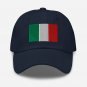 Embroidered Baseball Cap Italy Flag | Patriotic Hat for Men & Women | Adjustable Italy Flag Hat